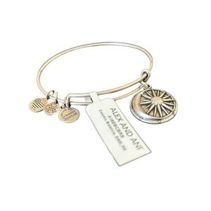 Alex and Ani Cosmic Balance Charm Bangle • New